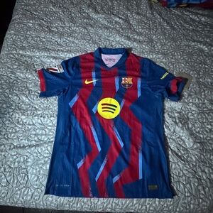 Nike Blue and Red Men's Jersey